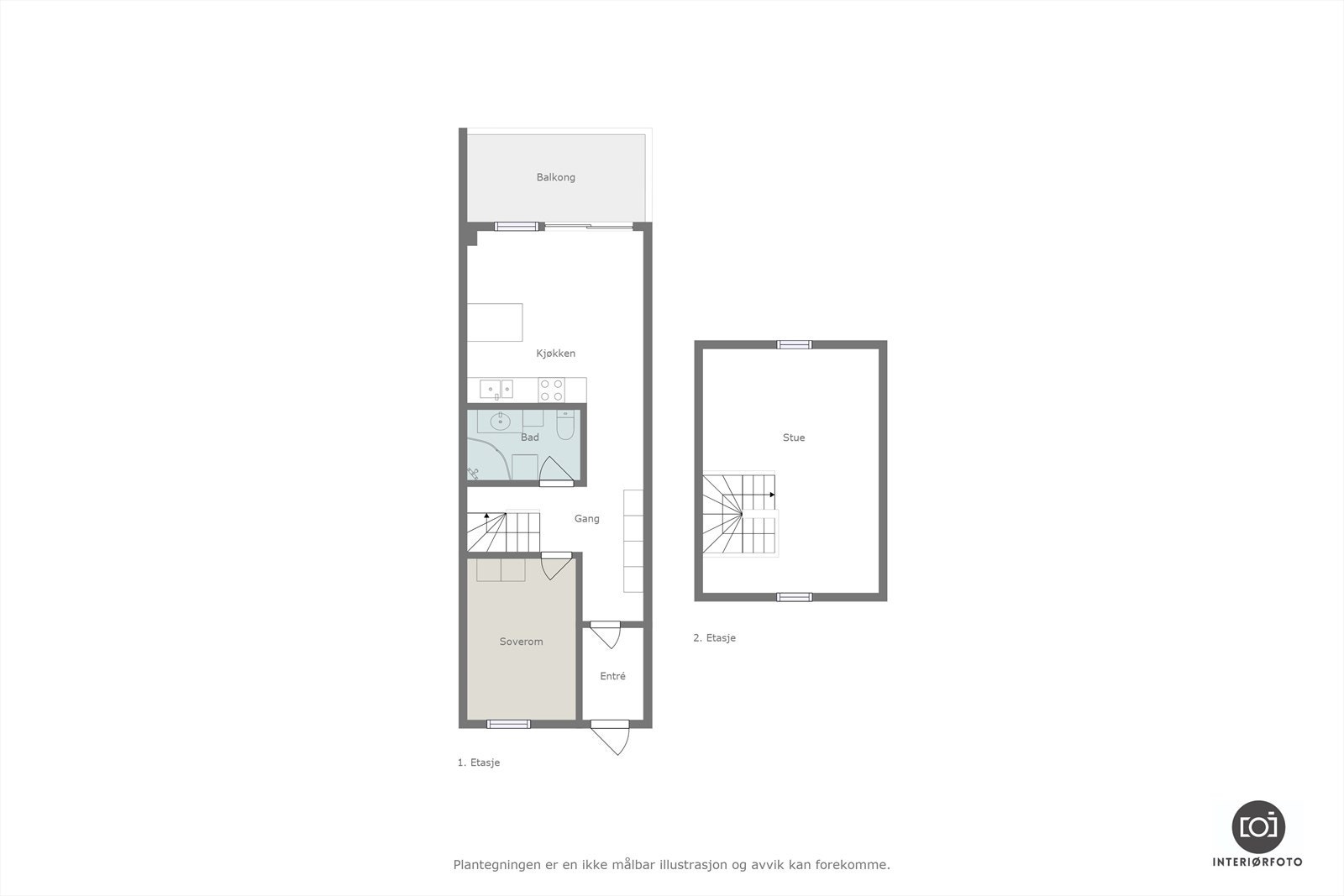 Plantegning Galleribilde