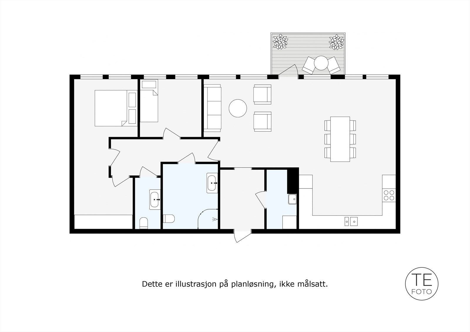 Planløsning. Galleribilde