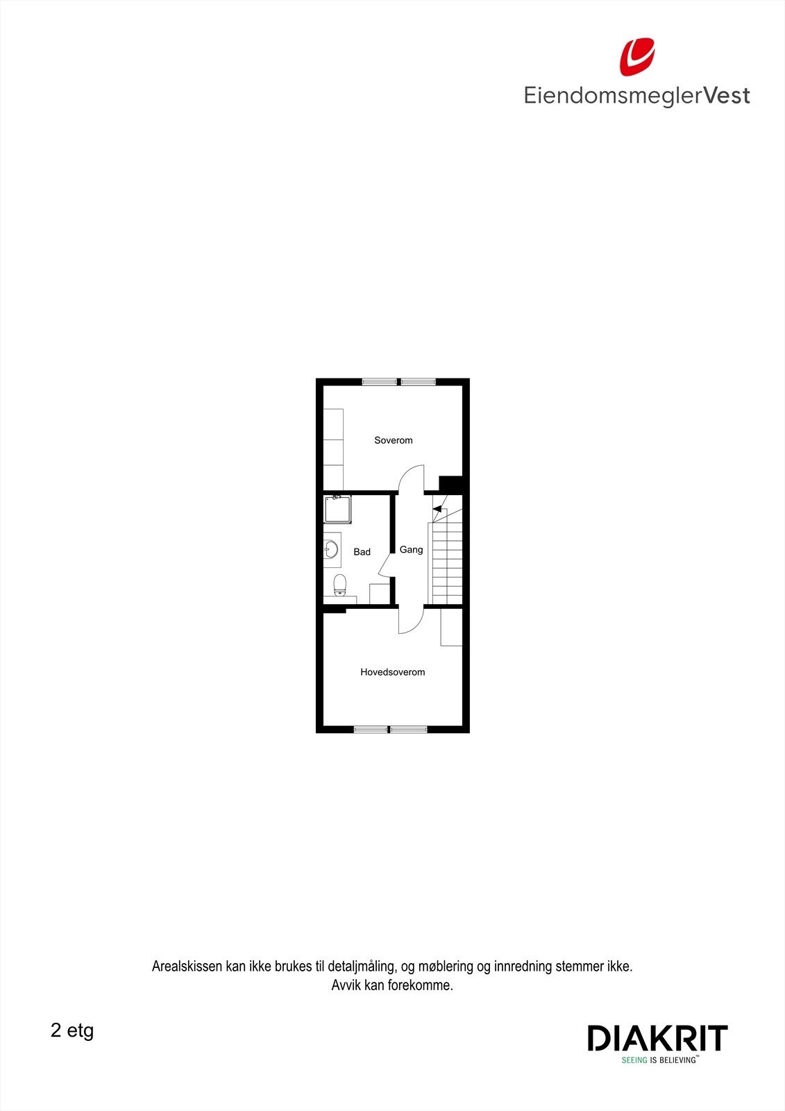 2D - Plantegning 2.etg. Galleribilde