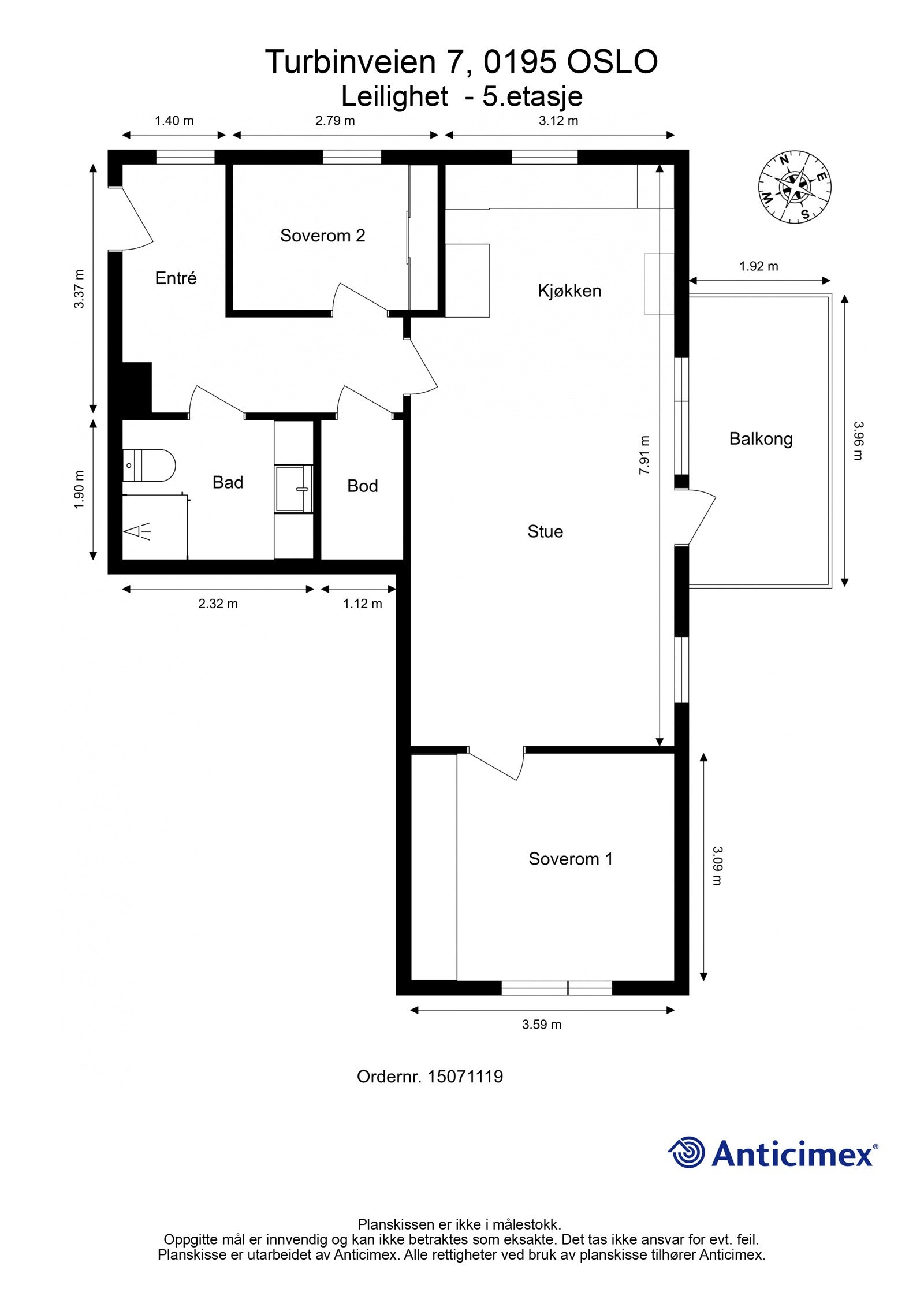 Plantegning Galleribilde