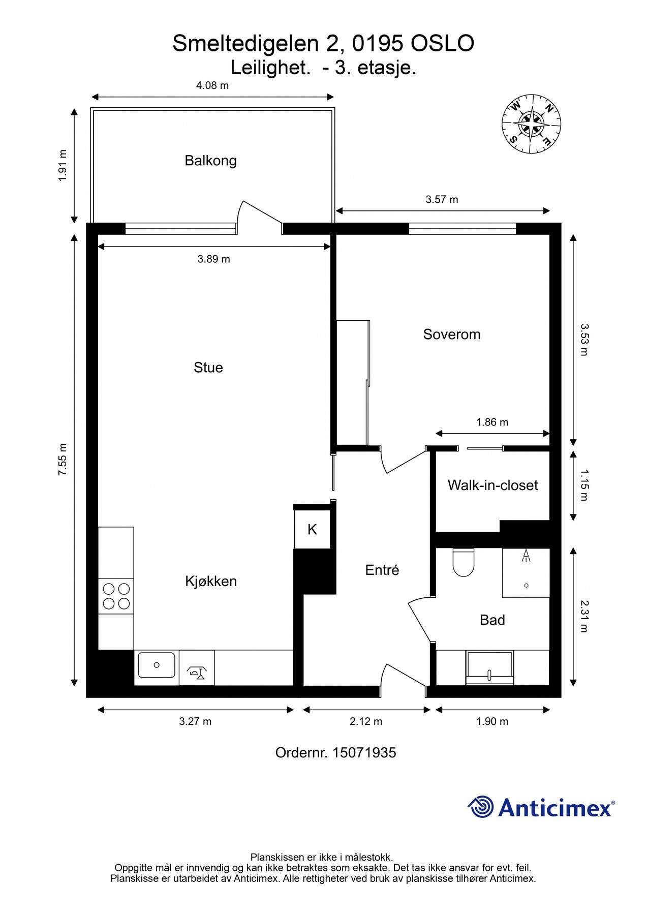Plantegning. Galleribilde