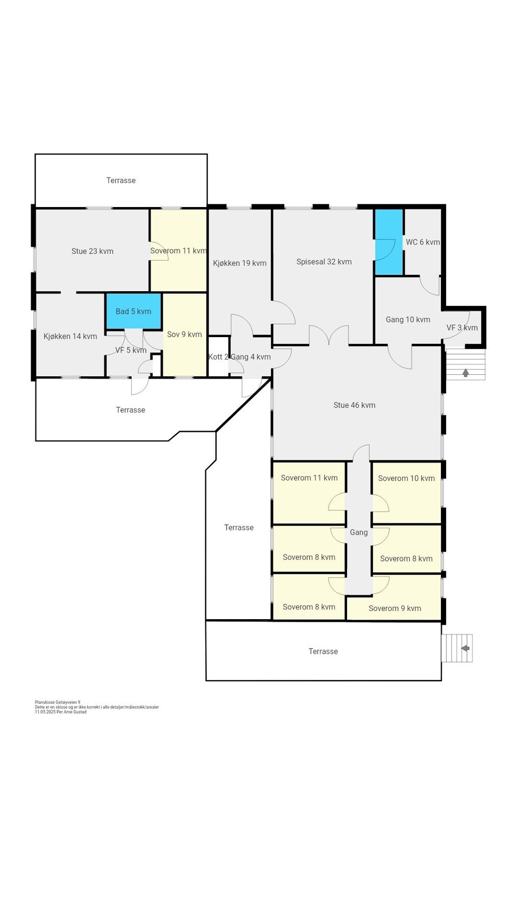 Planskisse Galleribilde