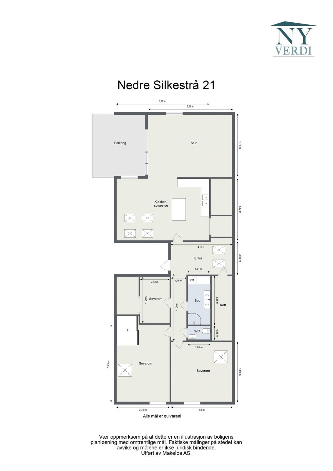 Plantegning Galleribilde