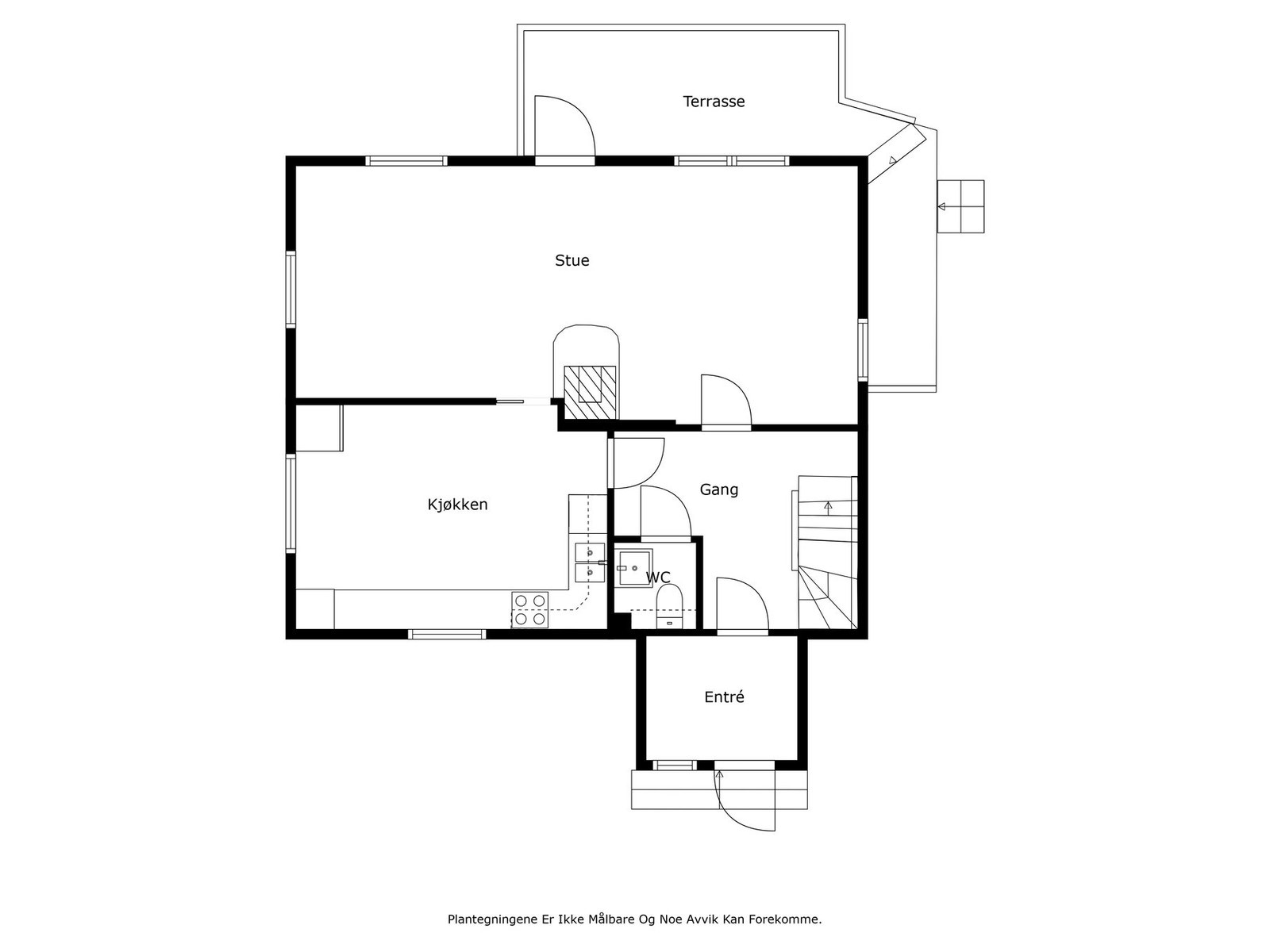 Plantegning 1.etasje Galleribilde