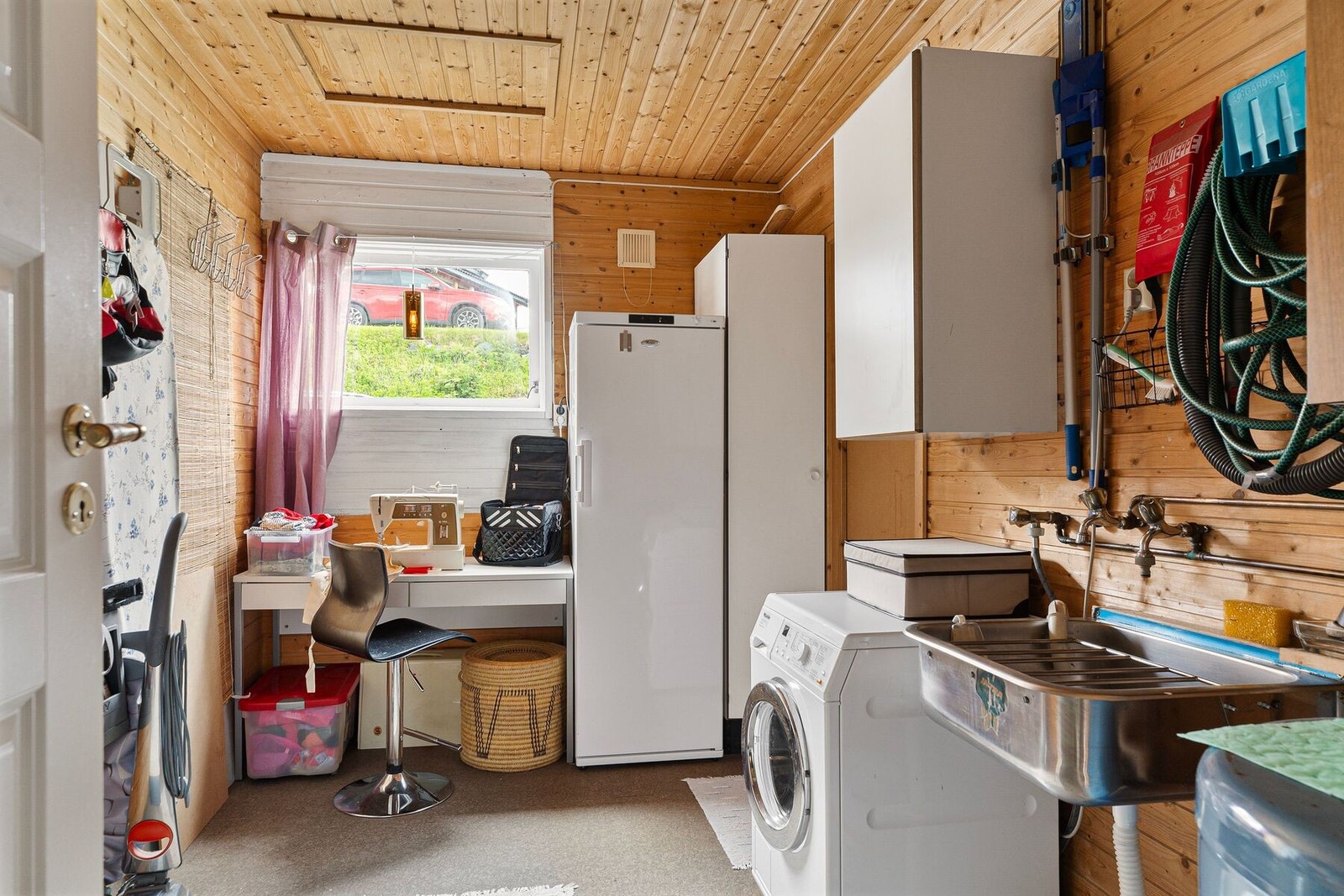 Praktisk vaskerom på 8,5 kvm. Galleribilde