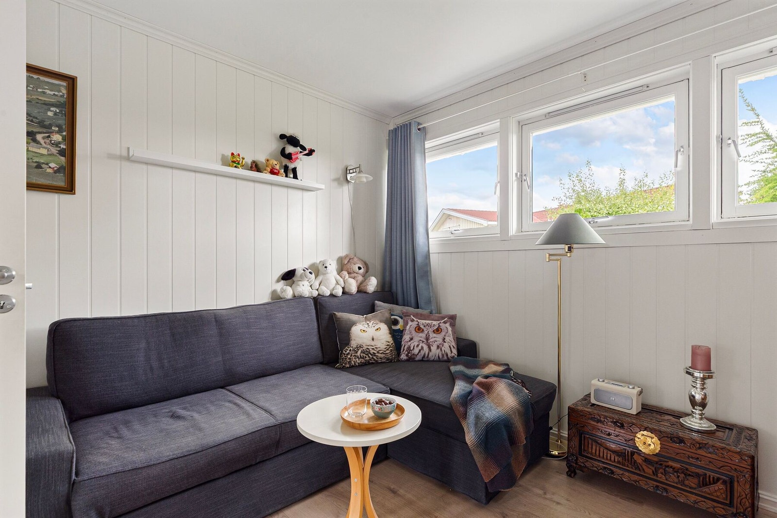 Det andre soverommet er på 9,9 kvm. Galleribilde