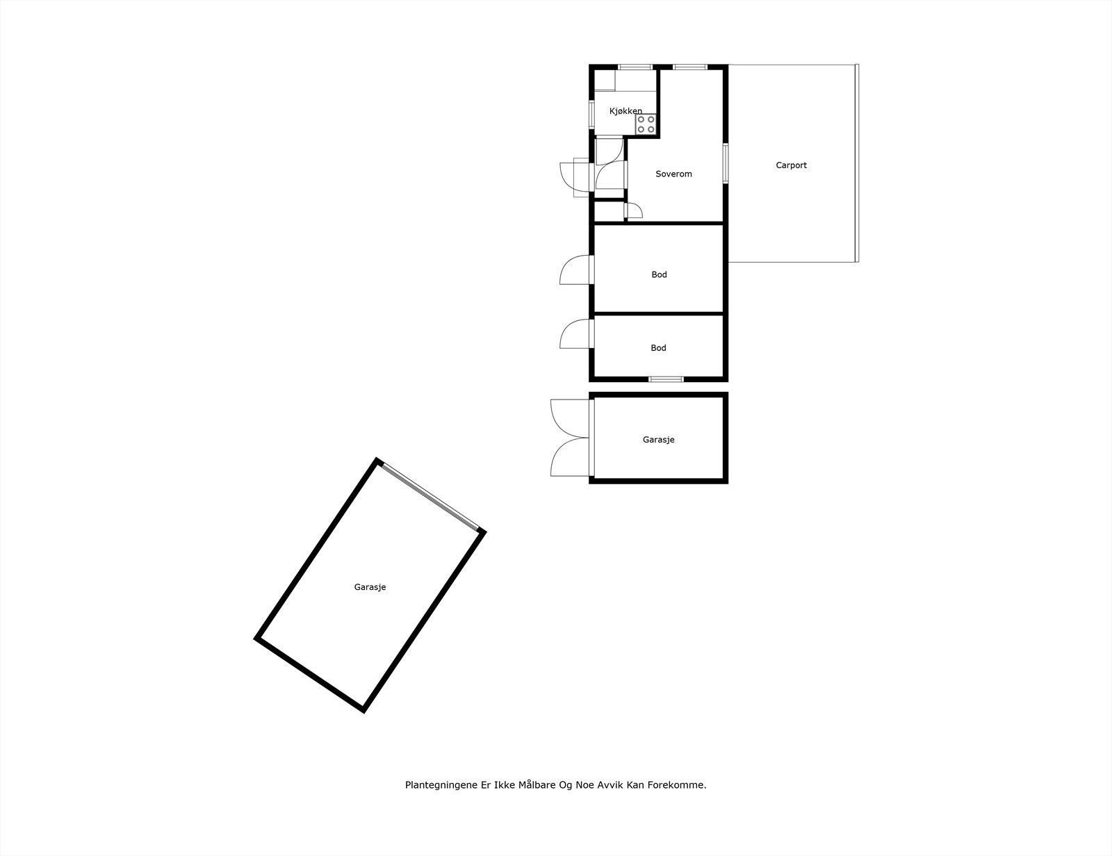Plantegning boder Galleribilde