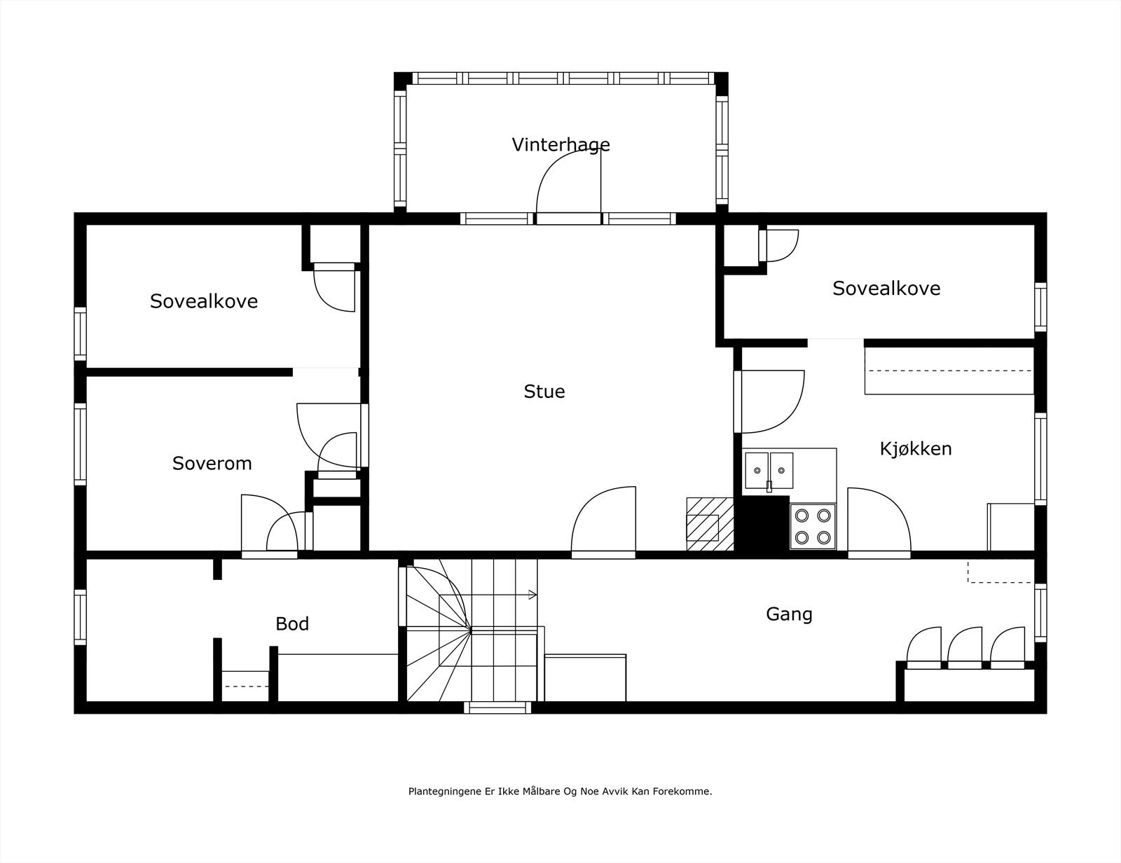 Plantegning 2. etg Galleribilde