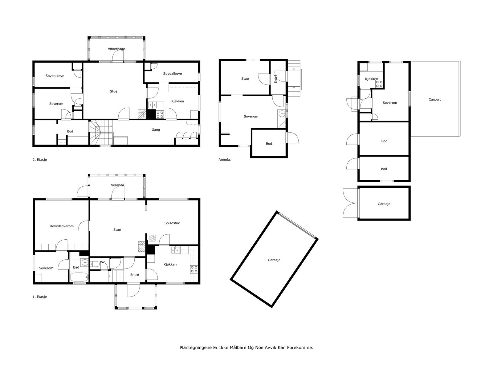 Plantegning Galleribilde