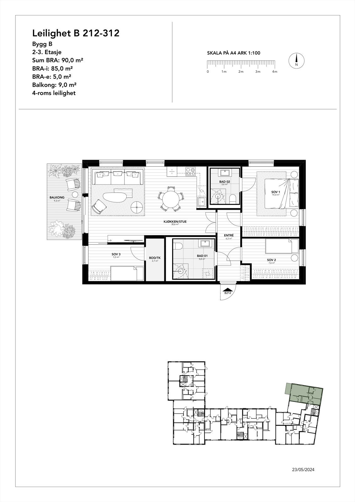 Plantegning Galleribilde