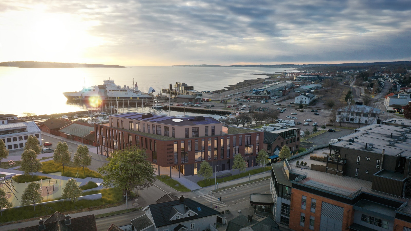 Fotomontasje: Spir Arkitekter AS Galleribilde