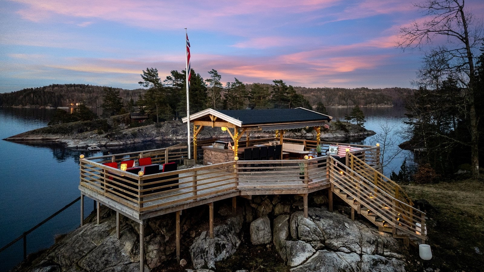 God avstand til naboer gir ro og privatliv. Galleribilde