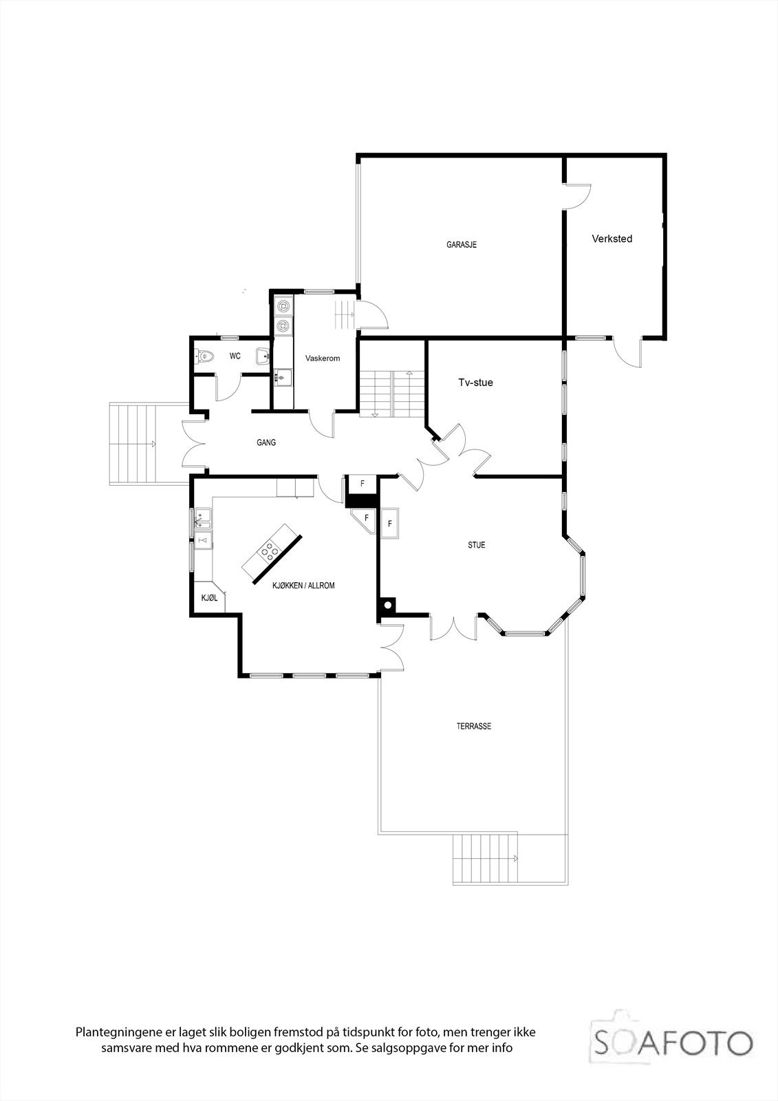 Plantegning 2. etasje Galleribilde