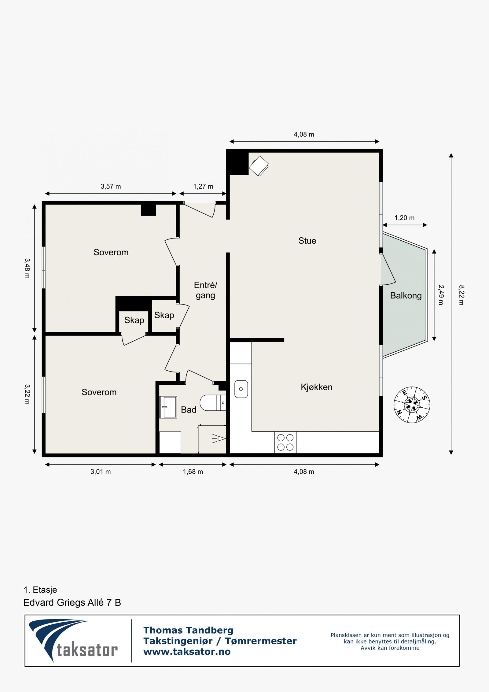 Plantegning Galleribilde