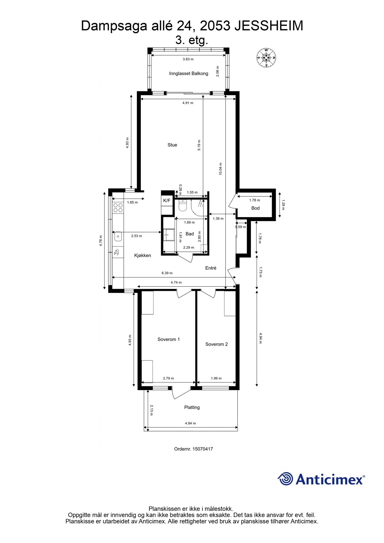 Plantegning. Galleribilde