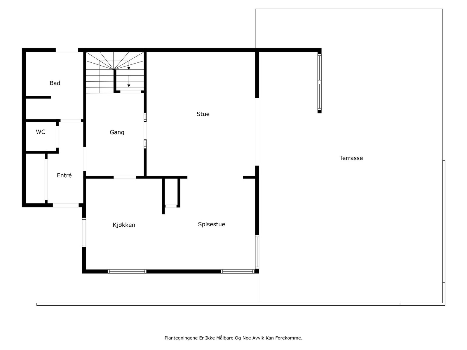 Plantegning - 1.etasje Galleribilde