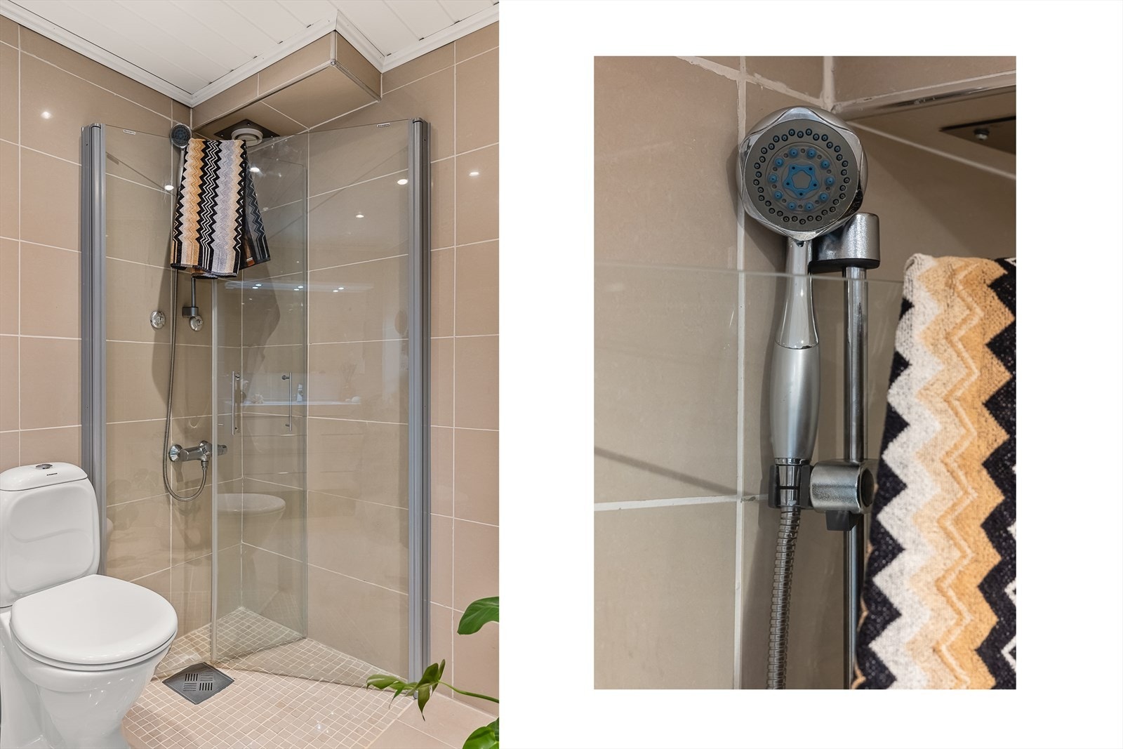 Dusj med glassvegger. Galleribilde