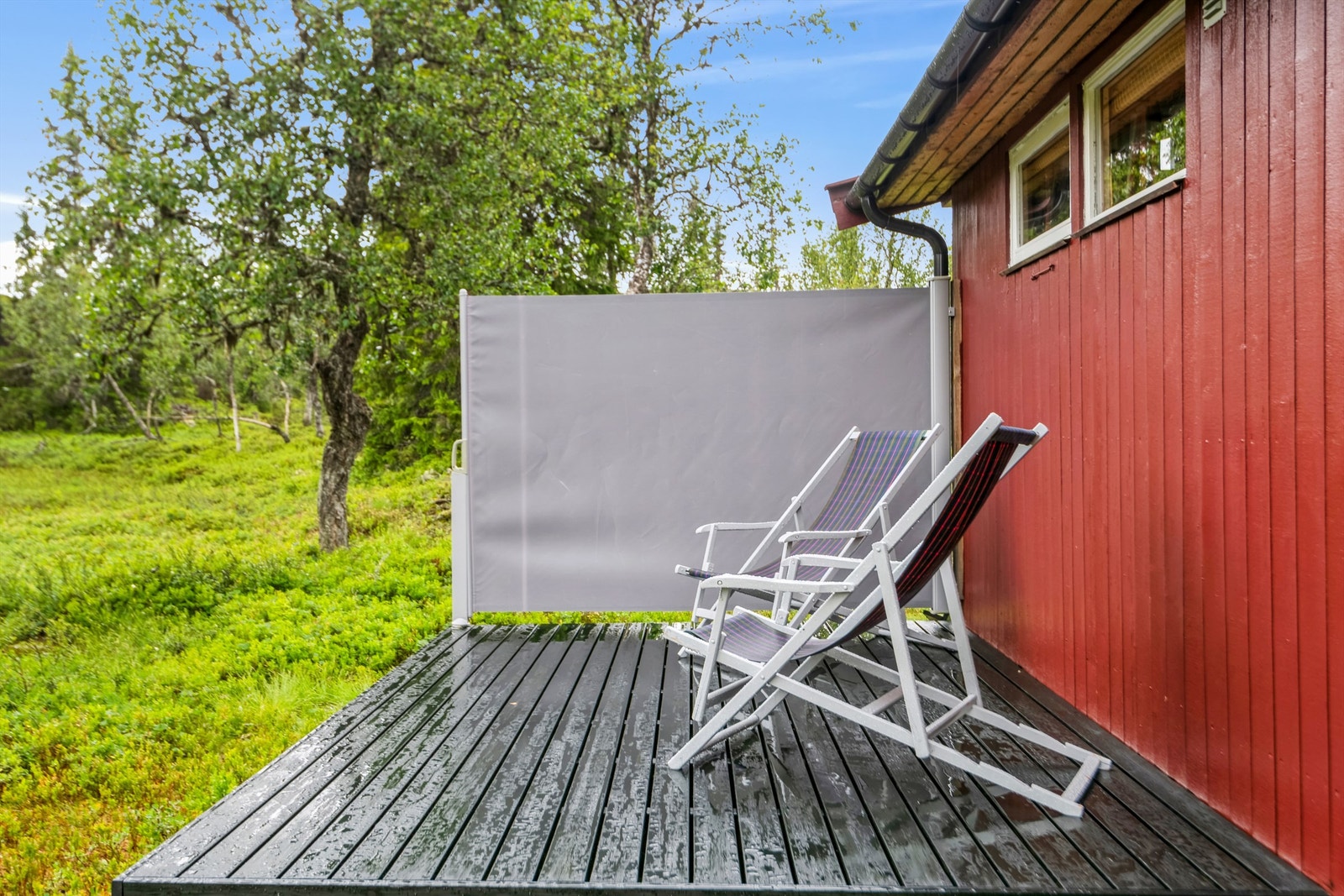 Platting med levegg. Galleribilde