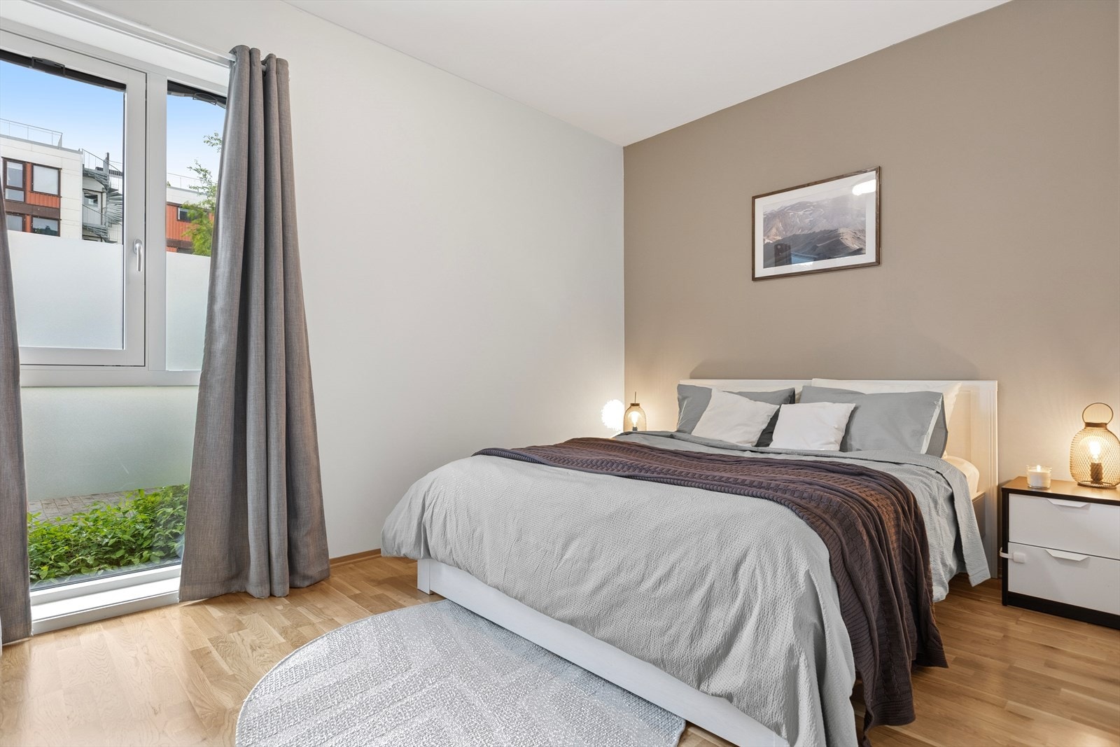 Leiligheten har to gode soverom. Galleribilde