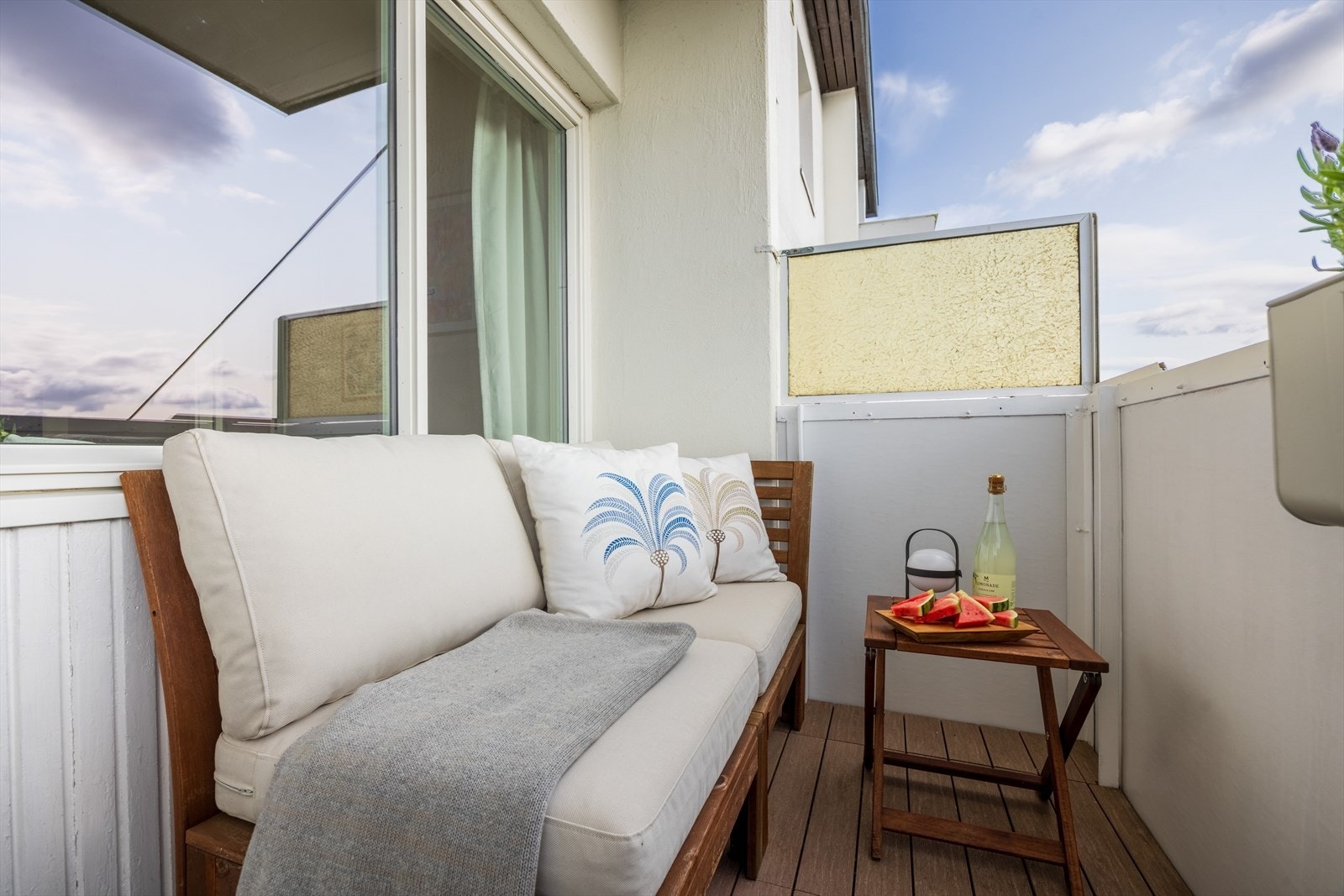 Selve balkongen er på 4 kvm Galleribilde