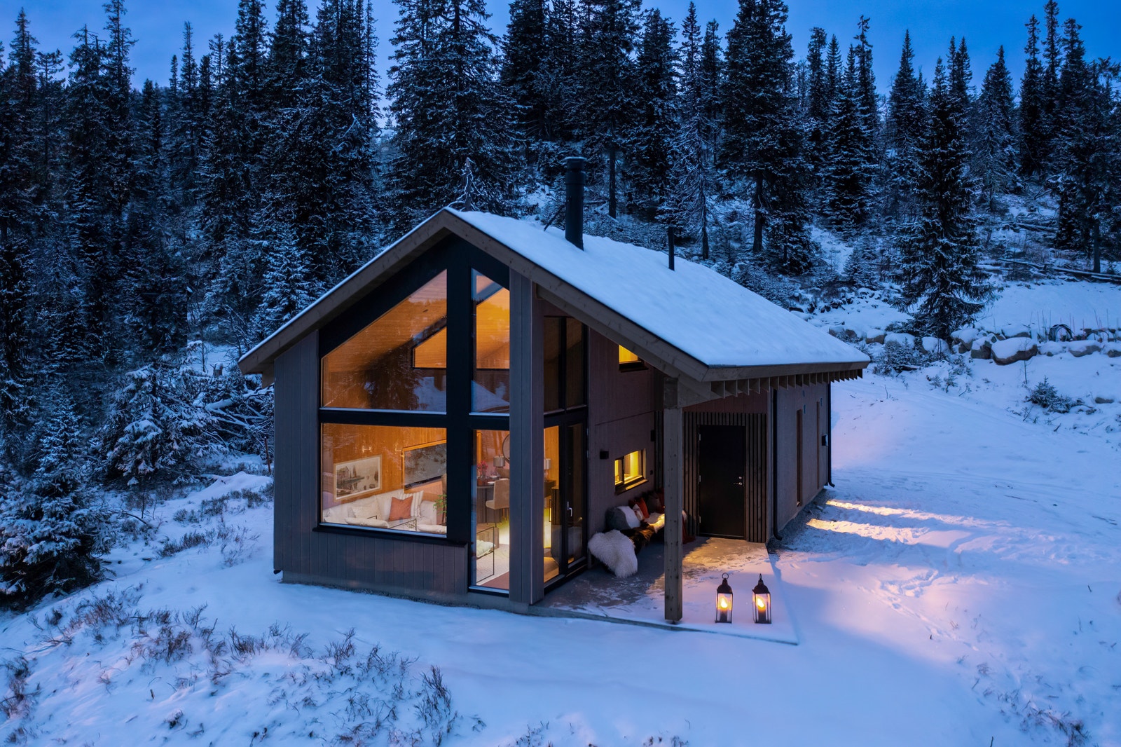 Lende Luftig 80 – en hyttemodell man blir glad i... Galleribilde