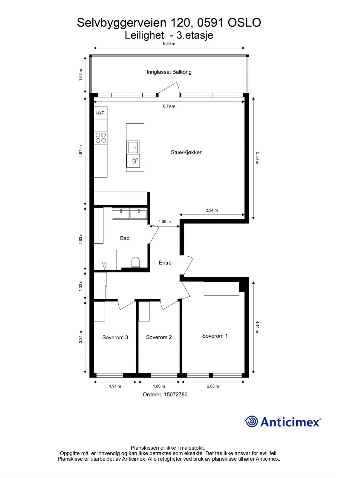 Plantegning Galleribilde