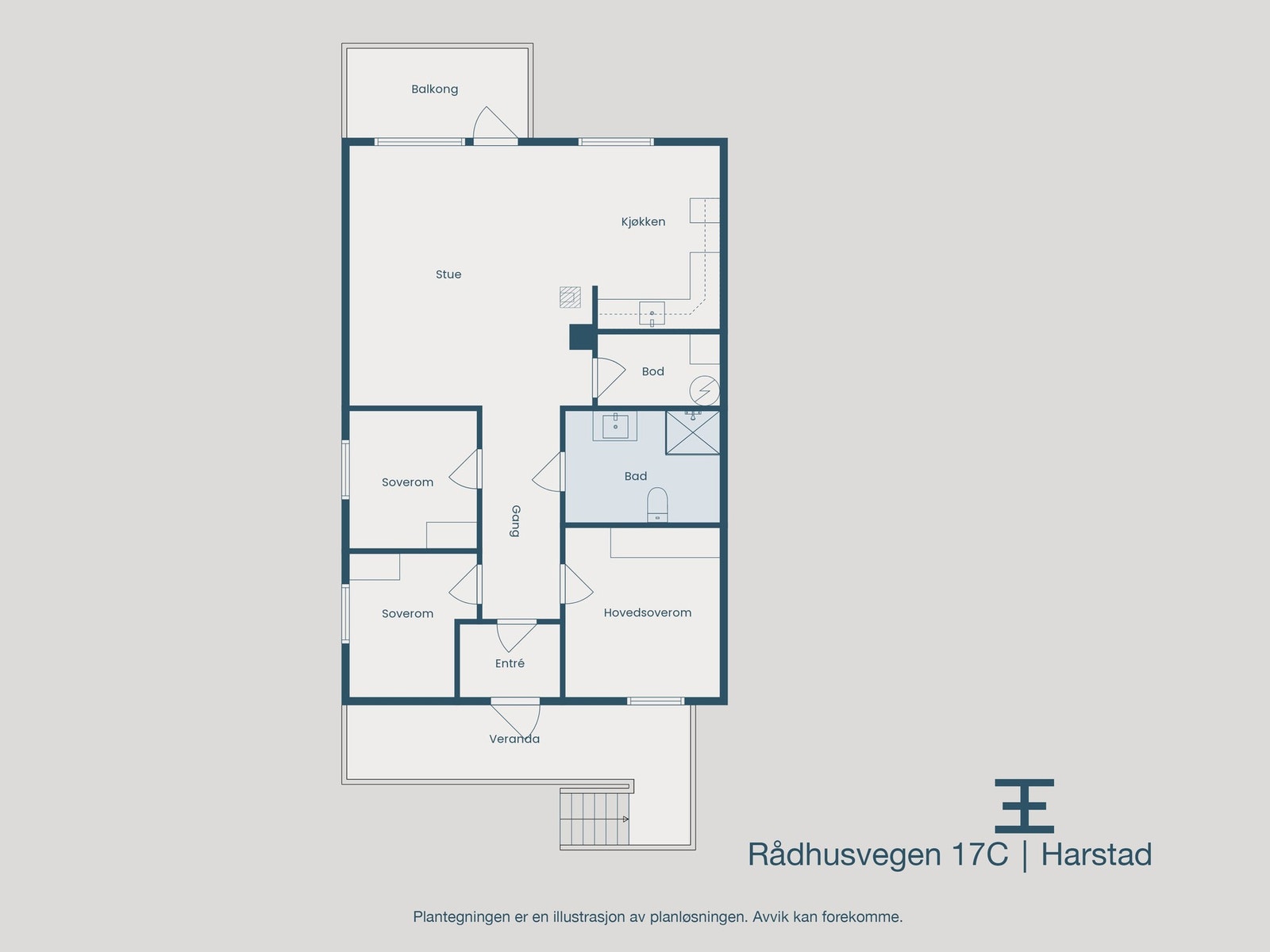 Plantegning Galleribilde