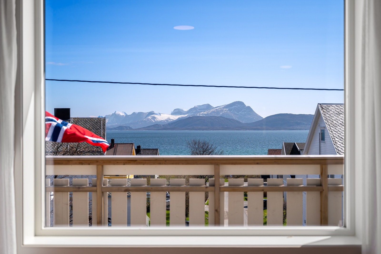 Helt nydelig utsikt rett fra stuevinduet Galleribilde