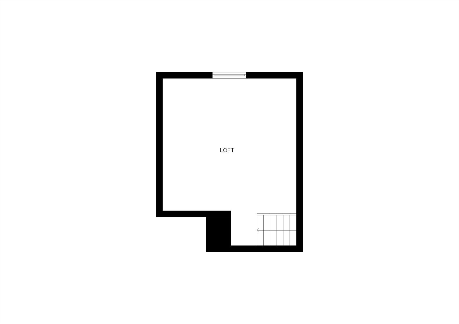 Planskisse loftsetasje Galleribilde