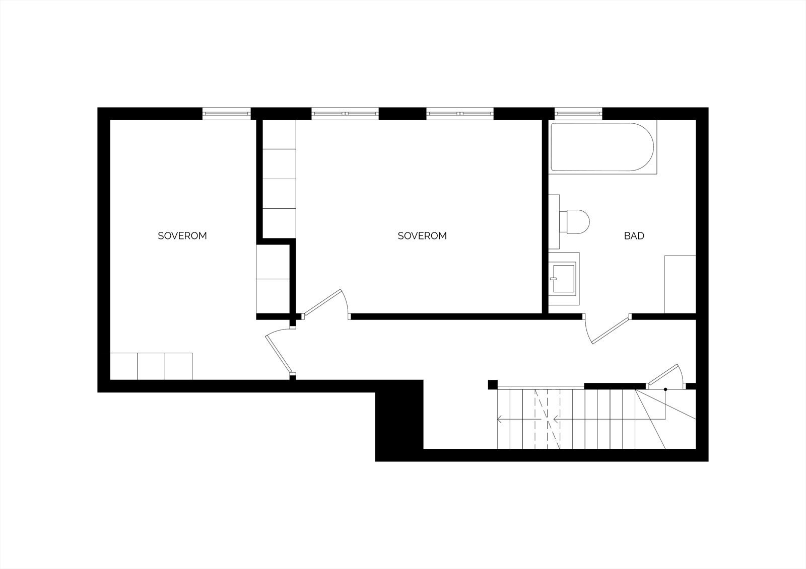 Planskisse 2. etasje Galleribilde