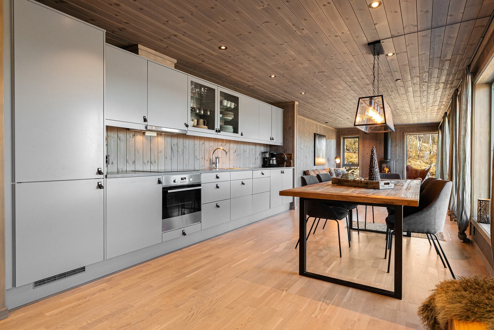 Her kan man ha hyggelig samvær mens man lager mat Galleribilde