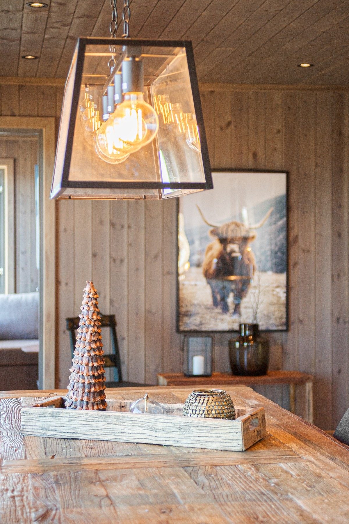 Fra kjøkken mot TV-stue Galleribilde