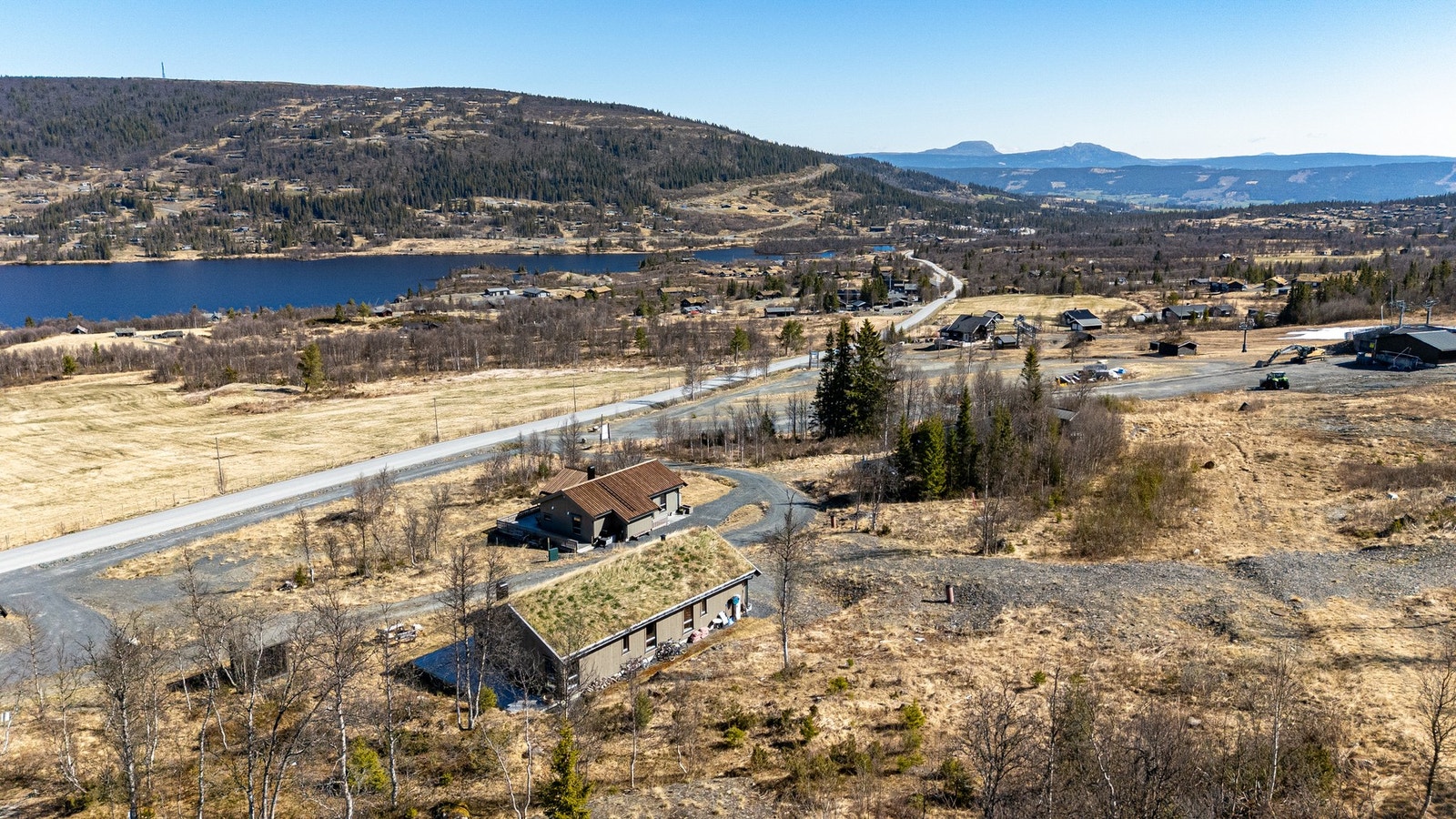 Kort vei til skisenteret Galleribilde