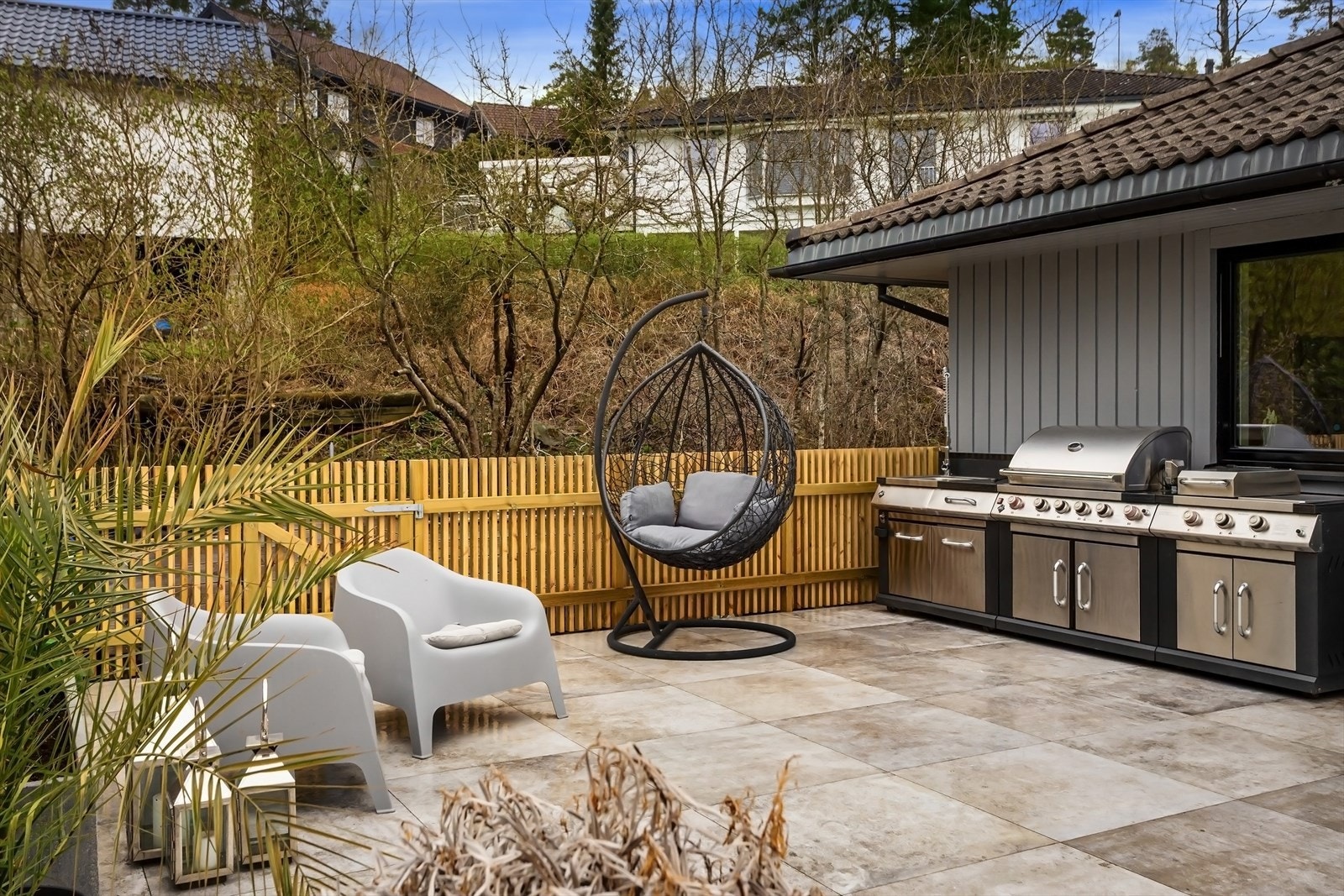 Flott terrasse Galleribilde