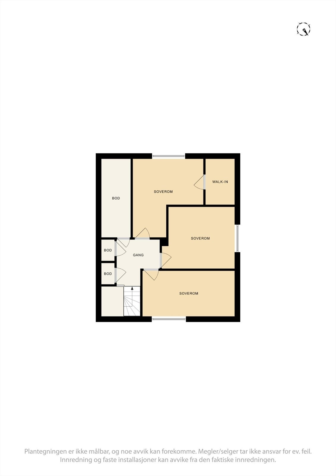 Plantegning 2. etasje Galleribilde