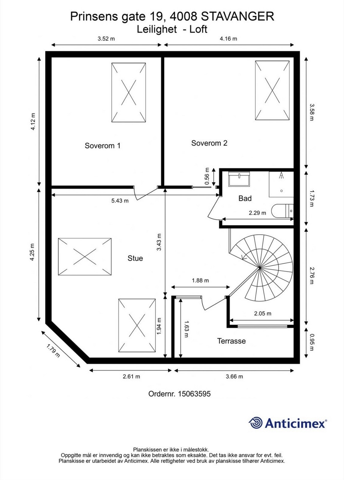 Plantegning Galleribilde