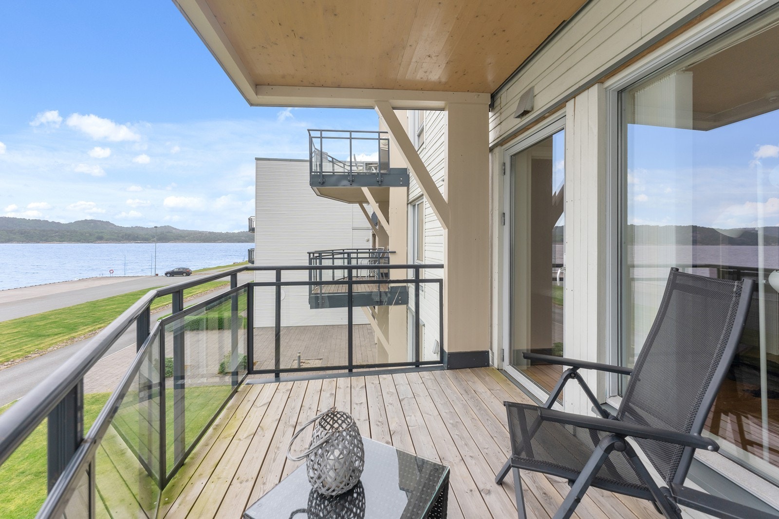 Verandaen ble fornyet i 2023. Galleribilde