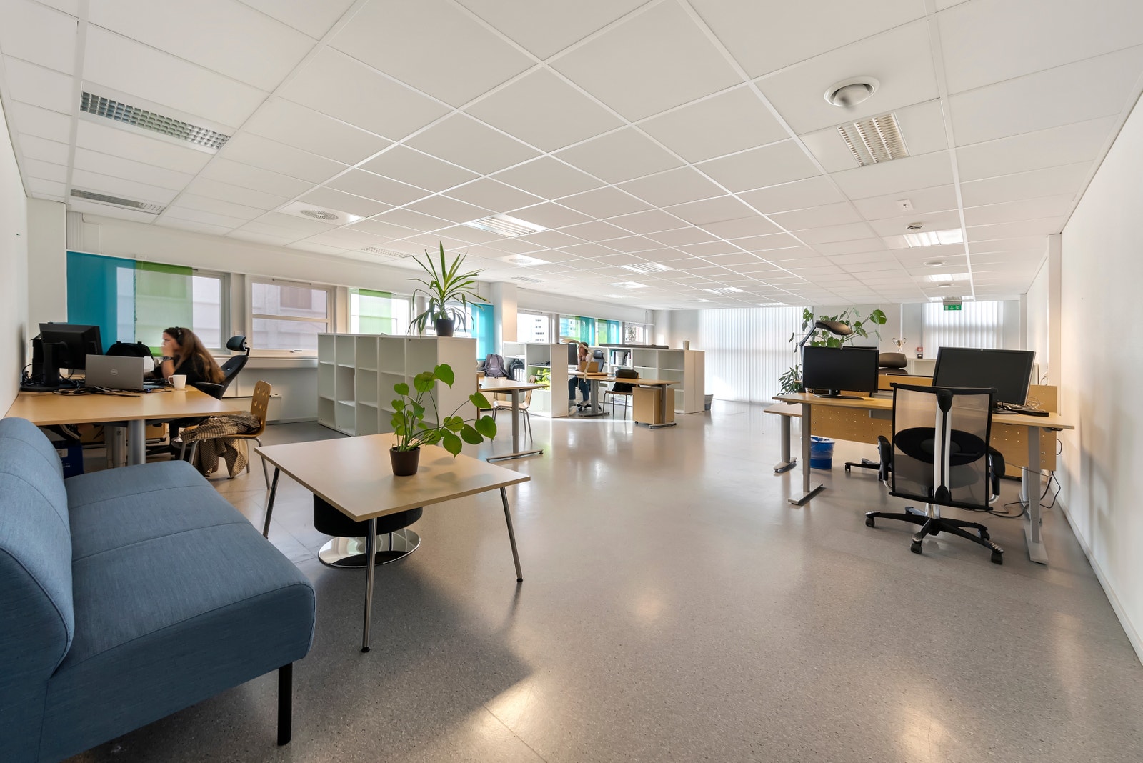 Lyst og hyggelig landskaps-arbeidsplasser Galleribilde