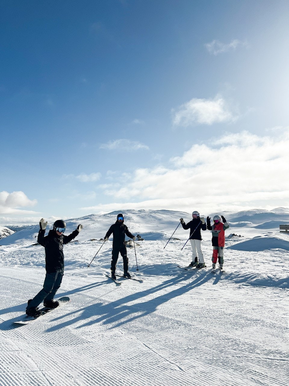 Uvdal skisenter, fra toppen av anlegget er det hvitt så lang øyet kan se! Galleribilde