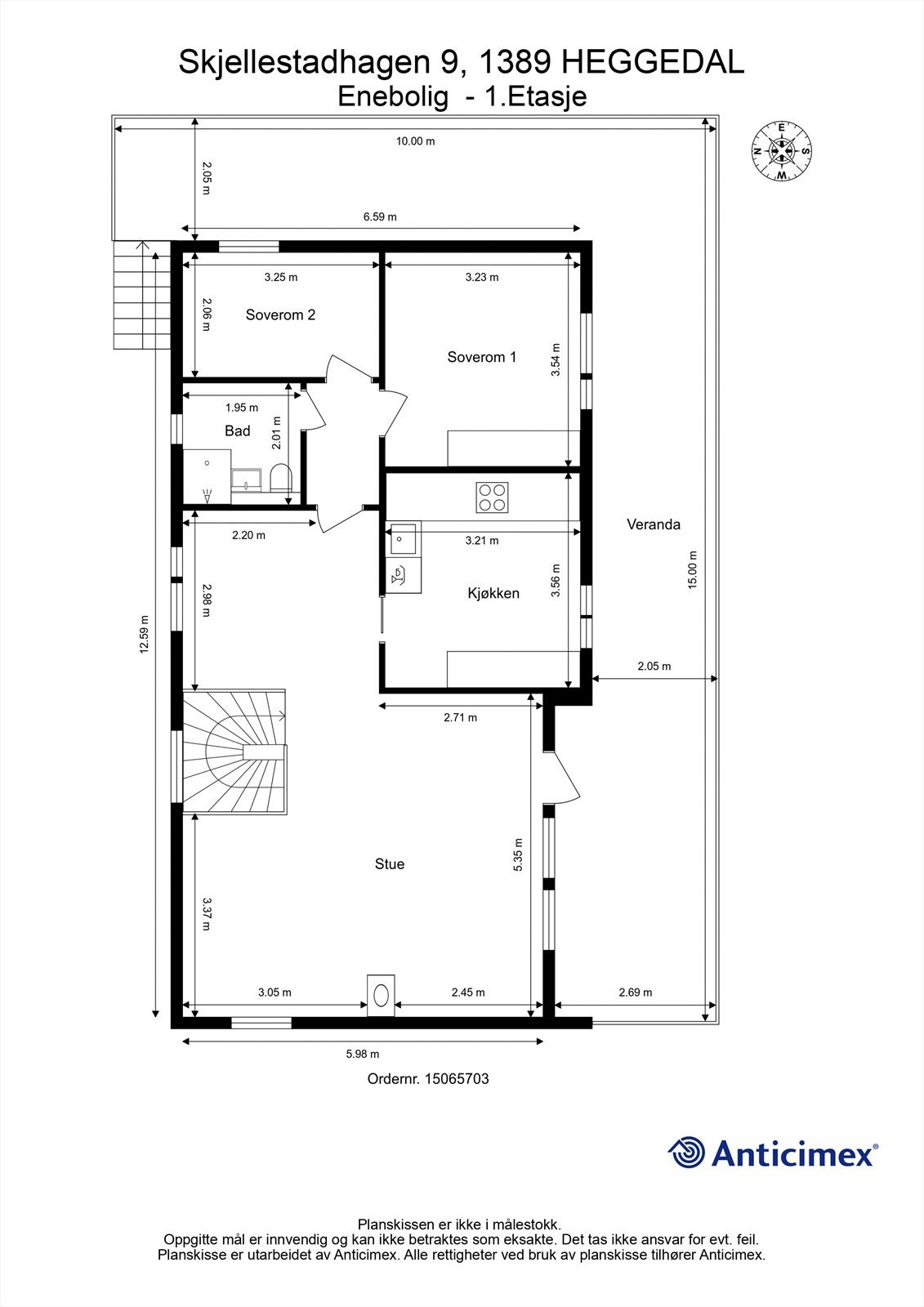 Plantegning - 1.Etasje Galleribilde