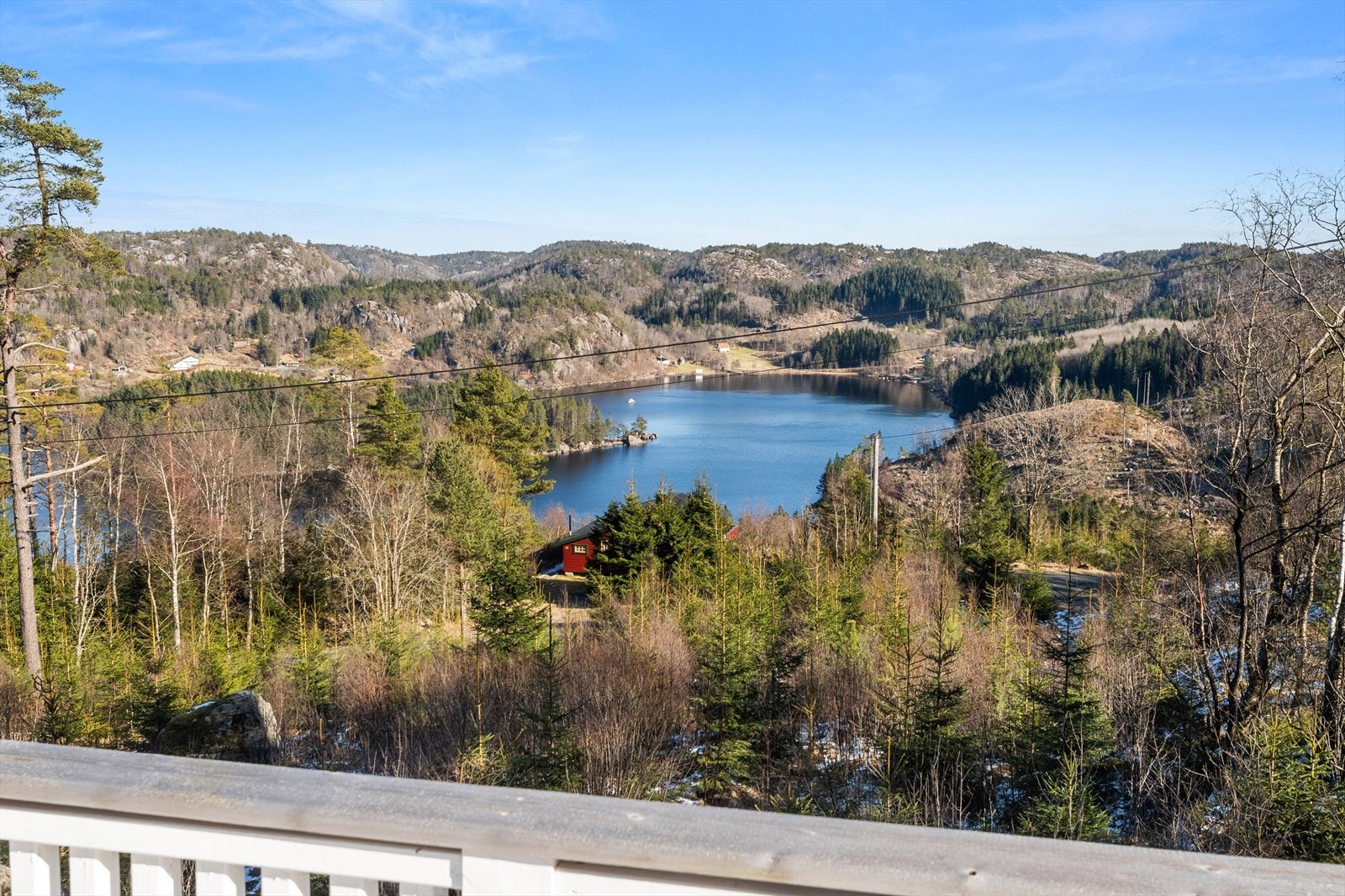 Utsikt fra veranda Galleribilde