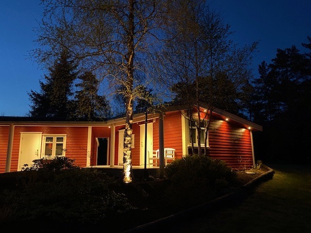 Flott utebelysnings skaper en flott atomsfære Galleribilde