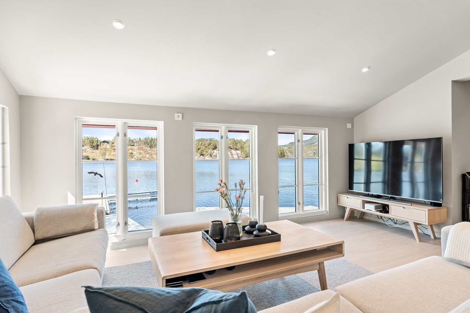 Nydelig sjøutsikt Galleribilde