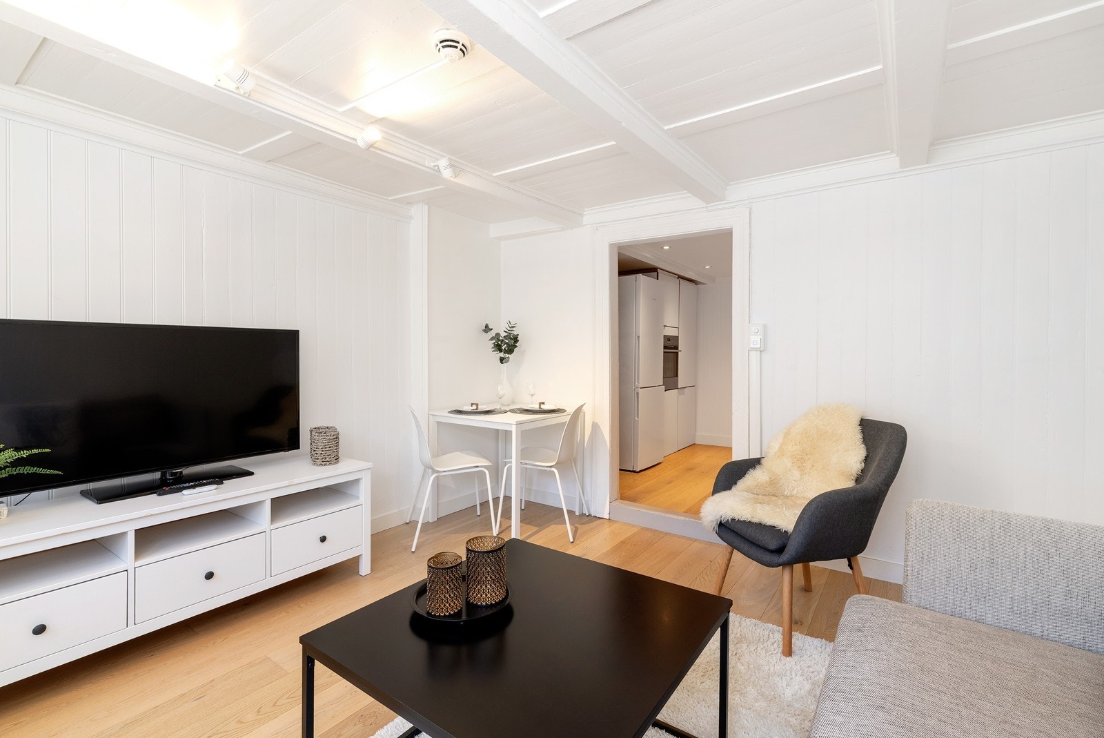 Også plass til lite spisebord. Galleribilde