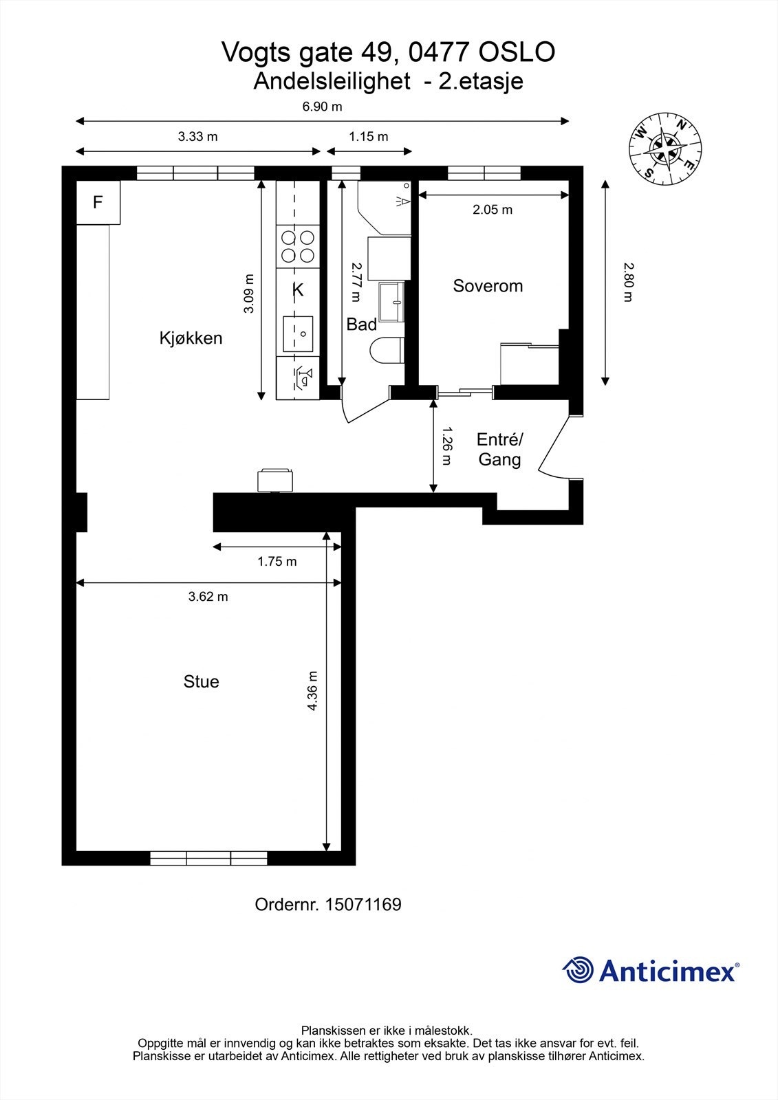 Plantegning Galleribilde