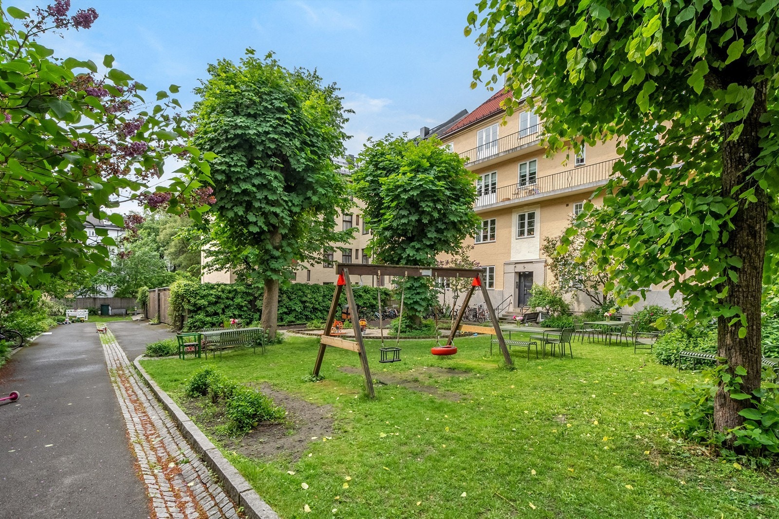 Hyggelige uteområder for de små. Galleribilde