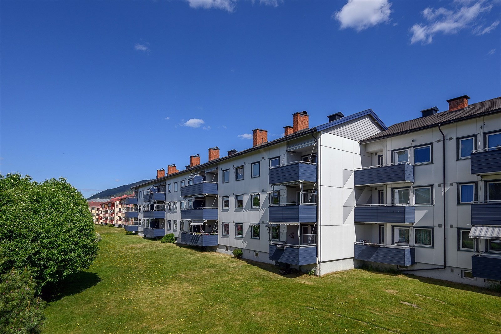 Grensen Borettslag består av 33 leiligheter. Galleribilde