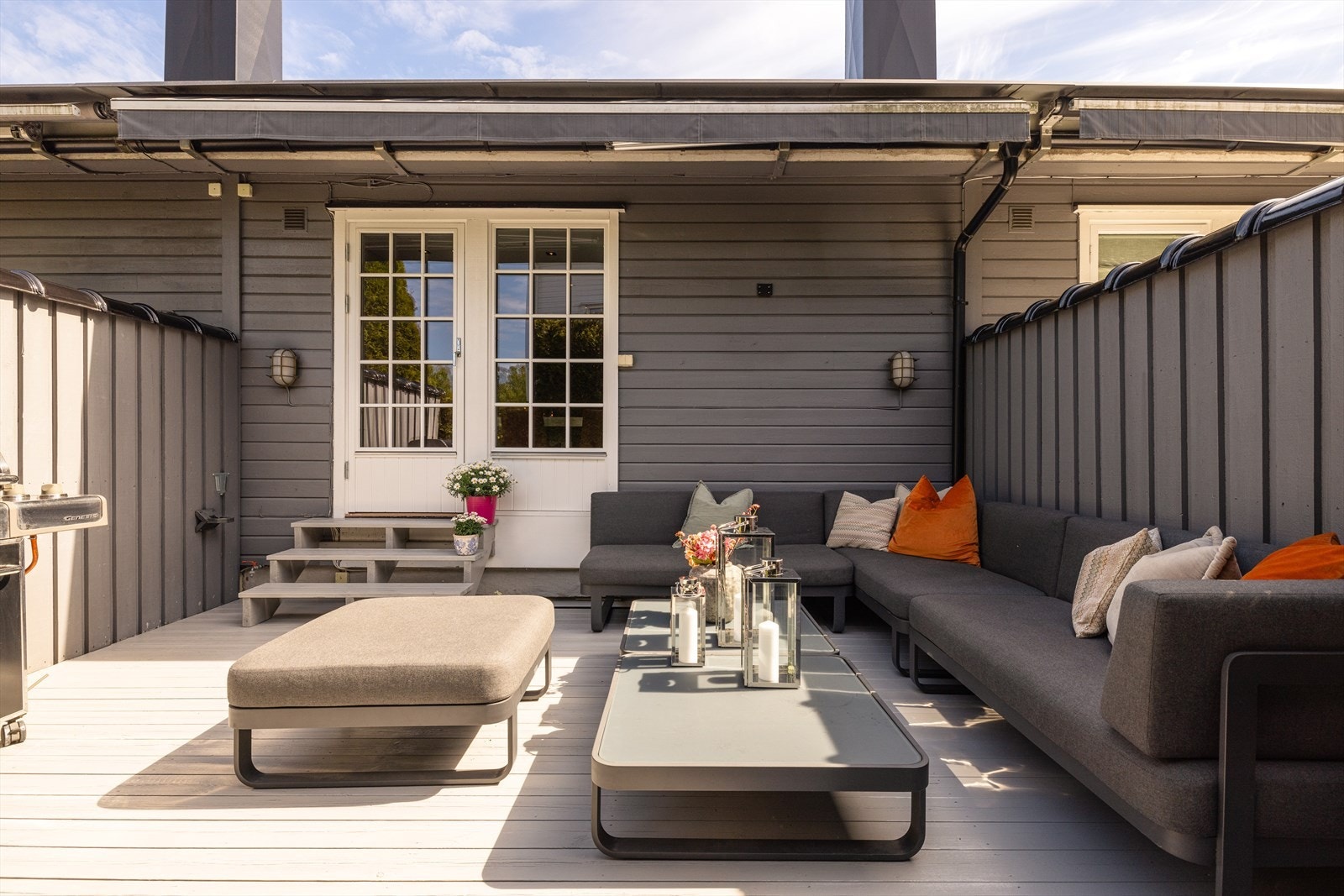 Terrasse på ca. 25 kvm. Galleribilde