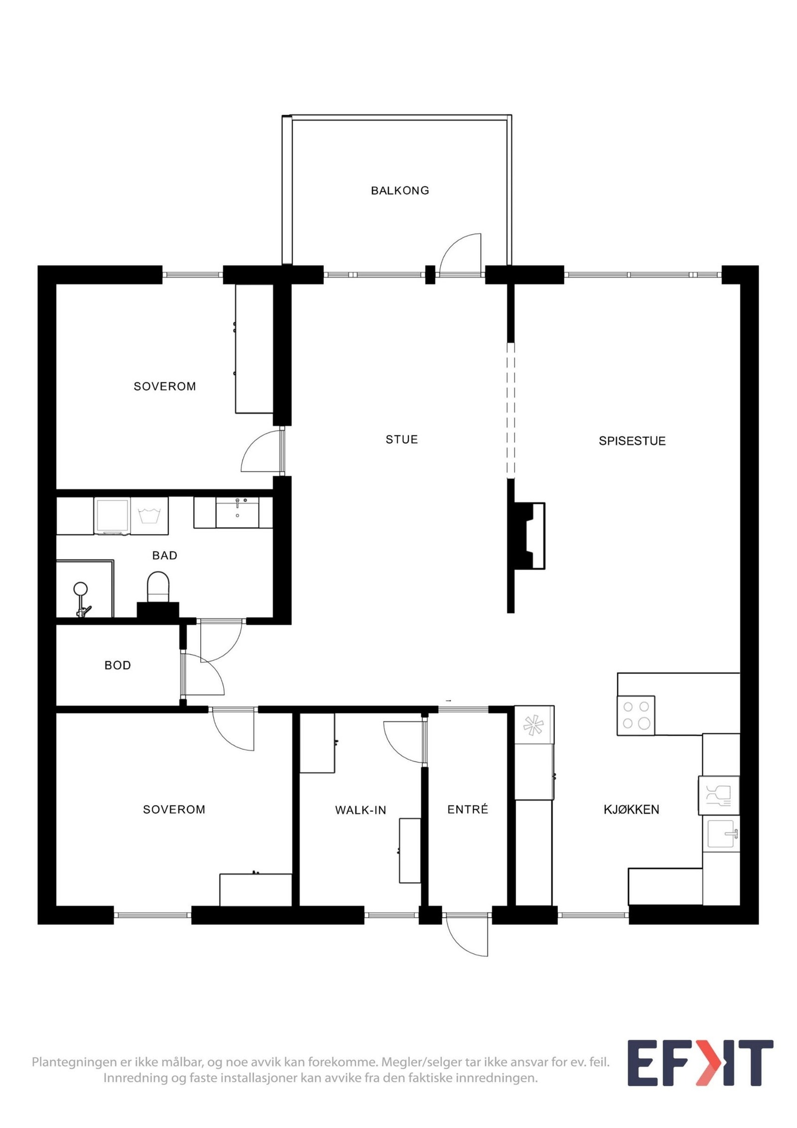 Plantegning Galleribilde