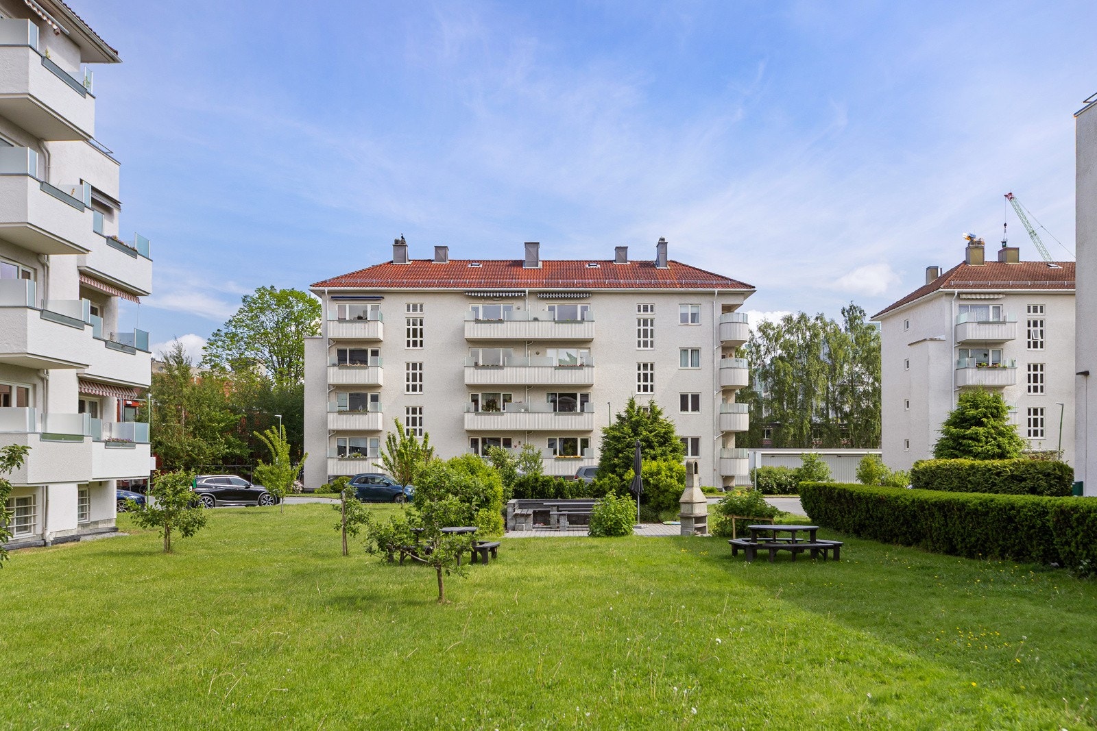 Grøntområdet som fungerer som en pustepause midt i et ellers urbant område. Galleribilde